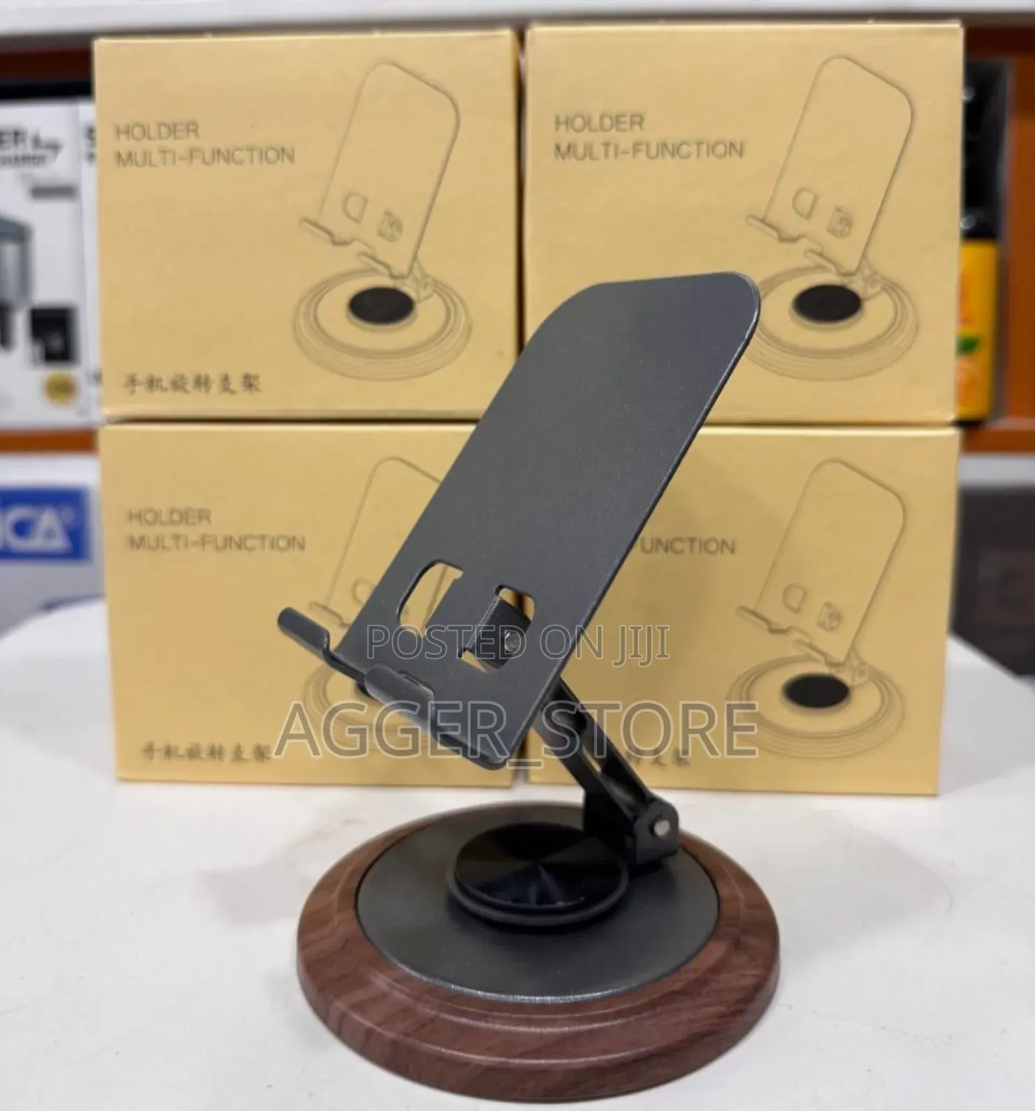 Multifunction Stand (Iron+Wood) 360°