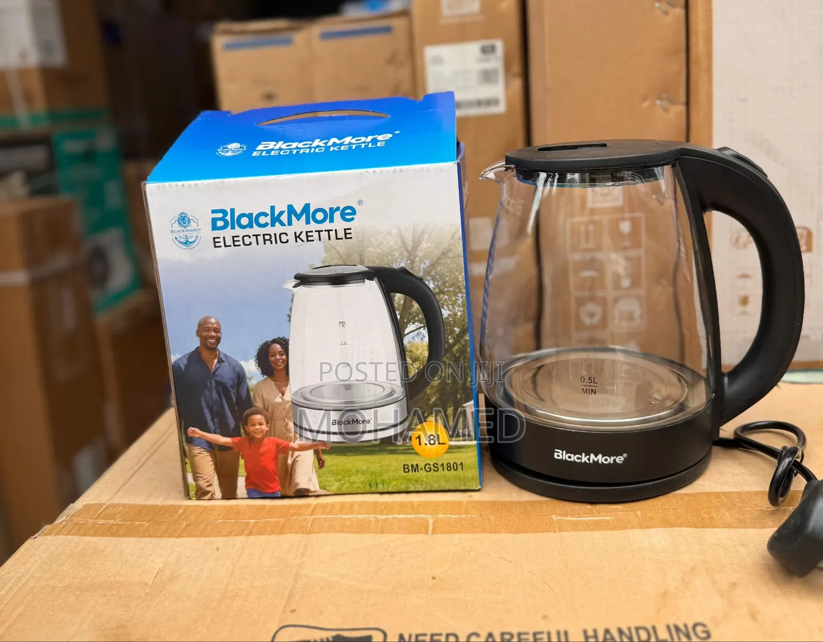 Blackark Kettle Gs1801 (Kioo)