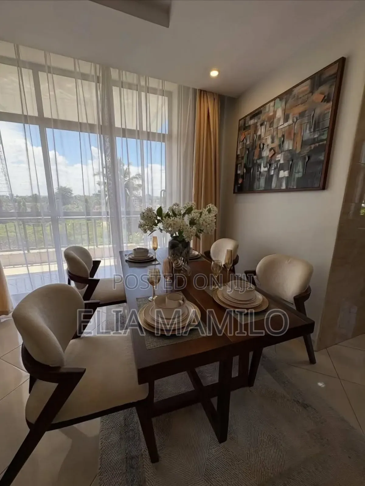 Furnished 3bdrm Apartment in Mikocheni for rent