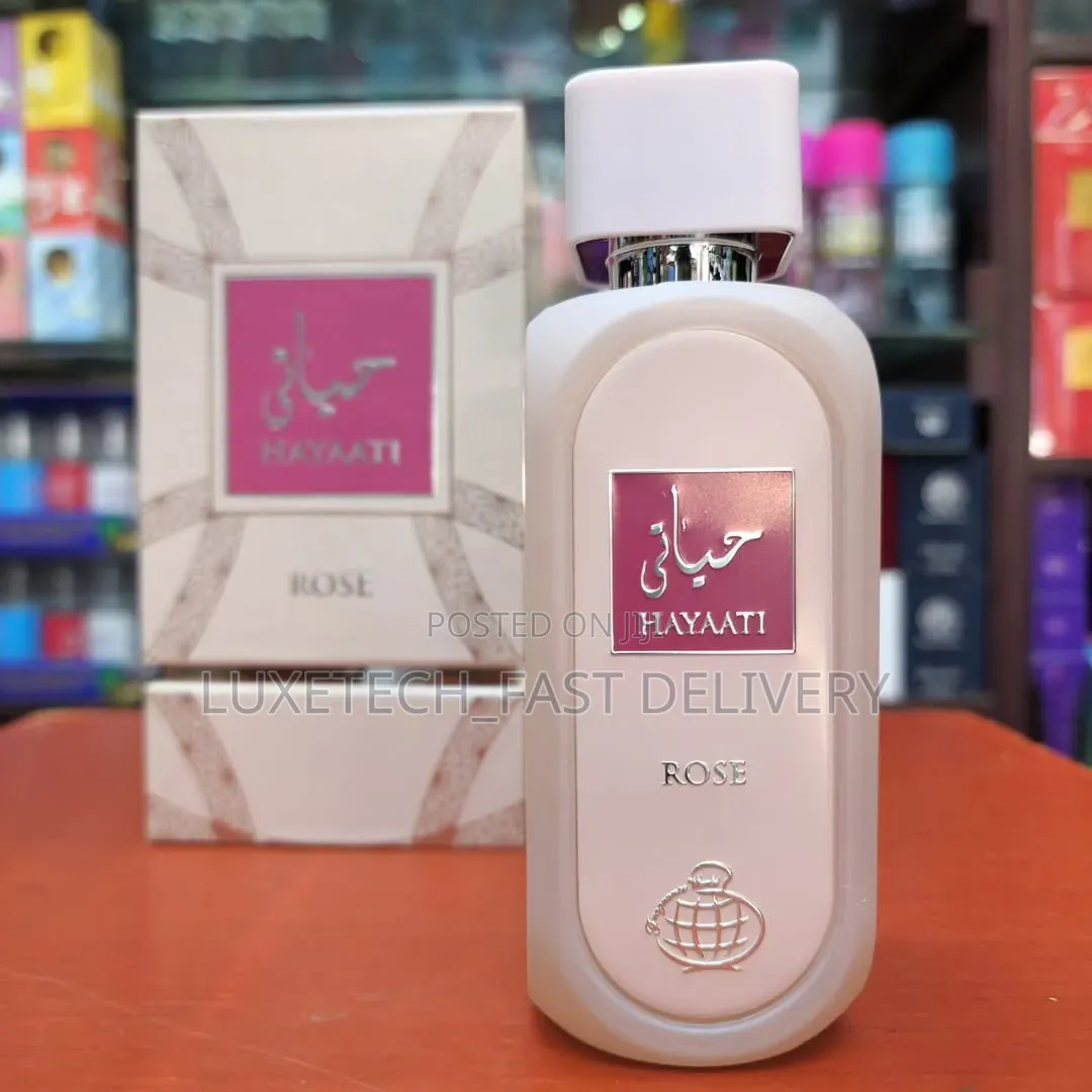 Hayaati Rose Eau De Parfum, Floral Fruity Gourmand Fragrance for Women