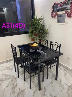 Dining Table Meza Ya Chalupa Viti 4 Nzuri