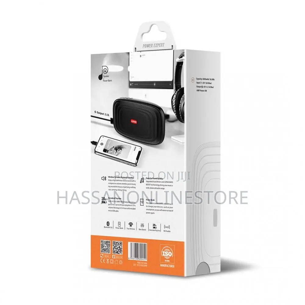Ldnio Bts11 5000mah Power Bank Bluetooth Speaker