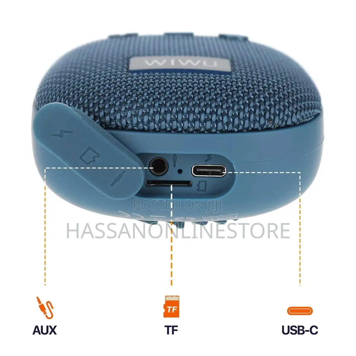 Wiwu Clip Fun H3 Portable Wireless Speaker