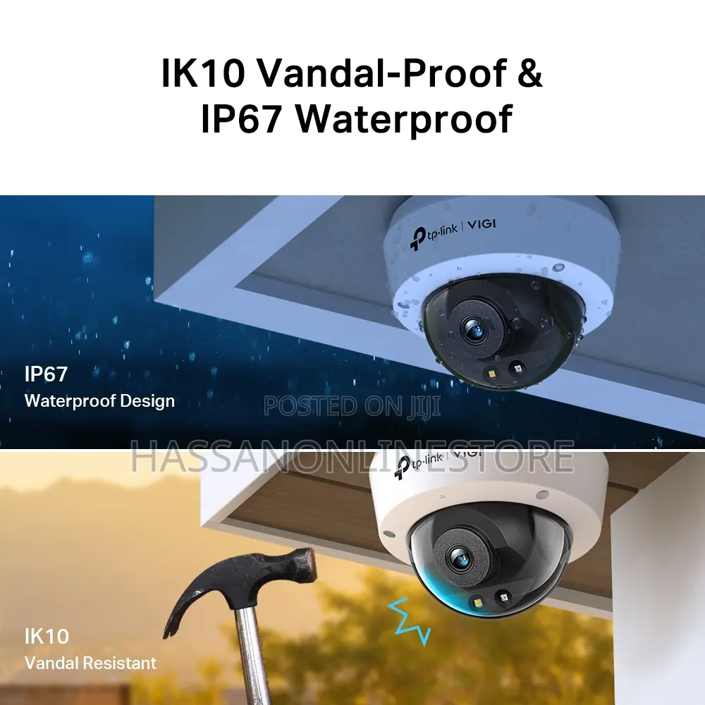 Tp-Link Vigi C250(2.8mm) 5mp Full-Color Dome Network Camera