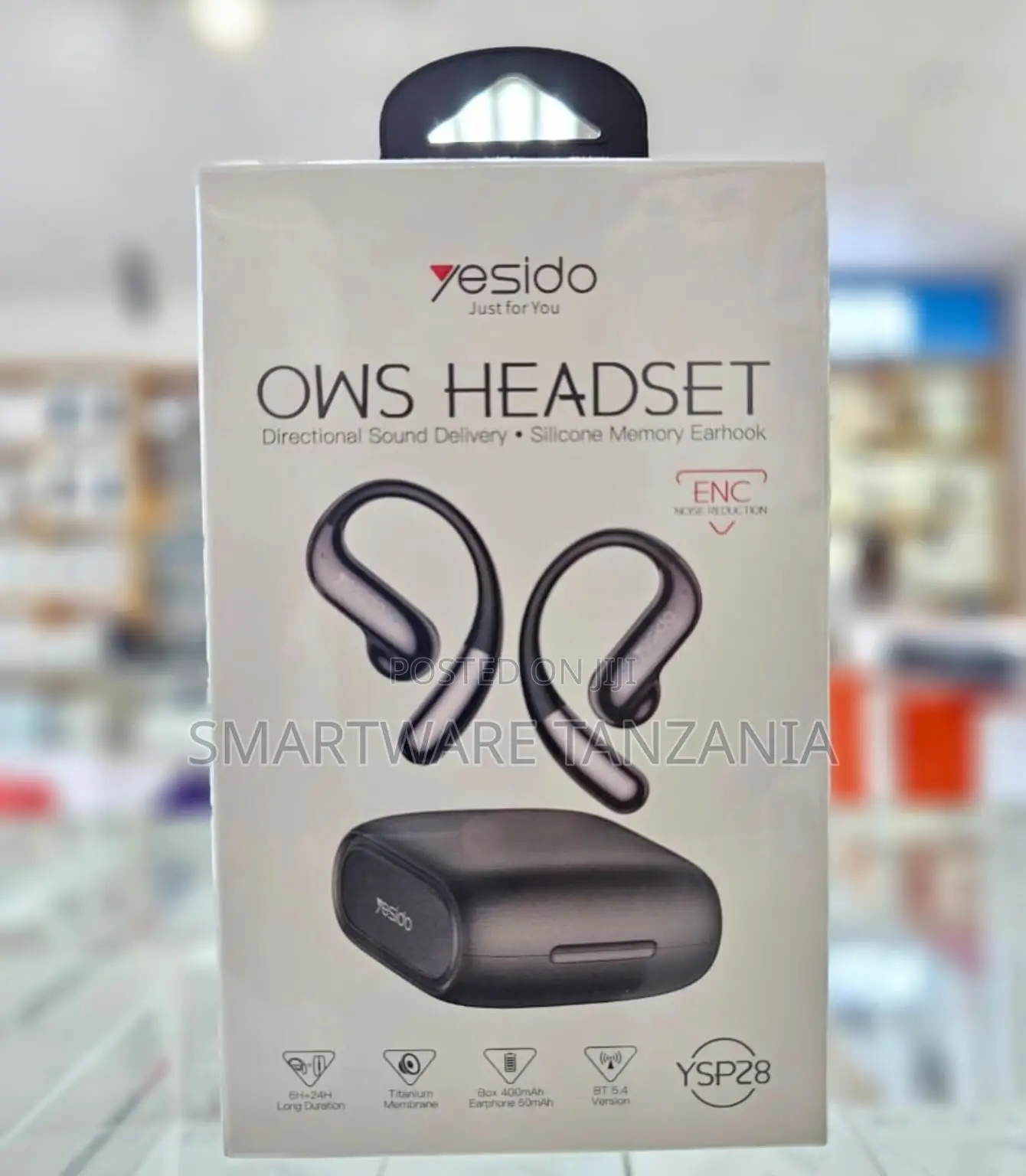 Yesido Ysp28 Ows Open-ear Headset Enc Bt 5.4 6h+24h Battery