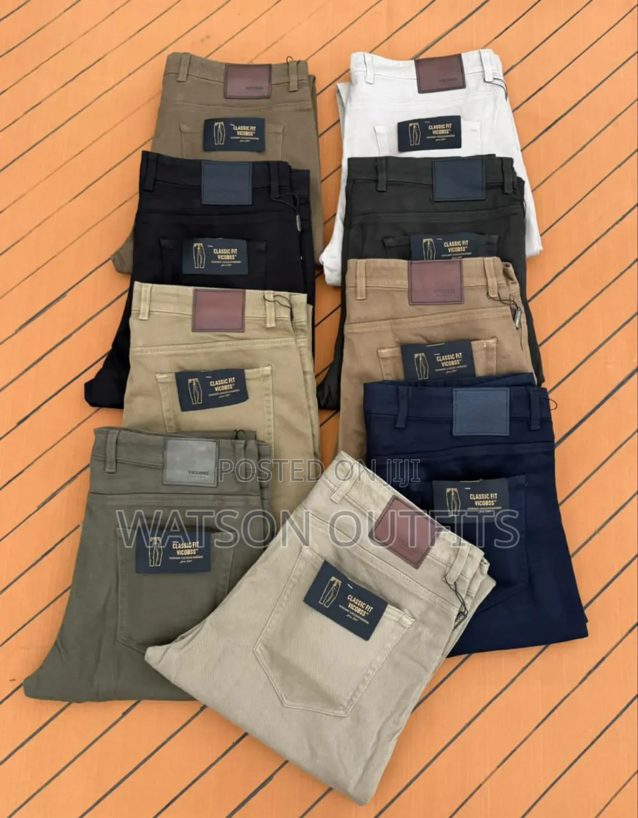 Men's New Pants or Trousers or Kadeti Materials Quality Very Original