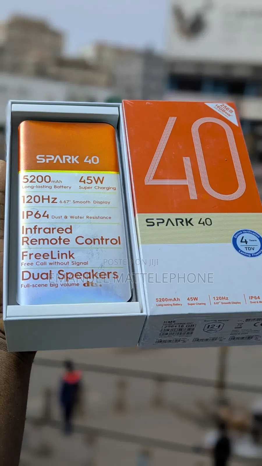 New Tecno Spark 40 256 GB Silver