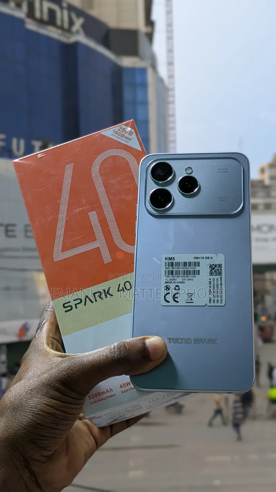 New Tecno Spark 40 256 GB Silver