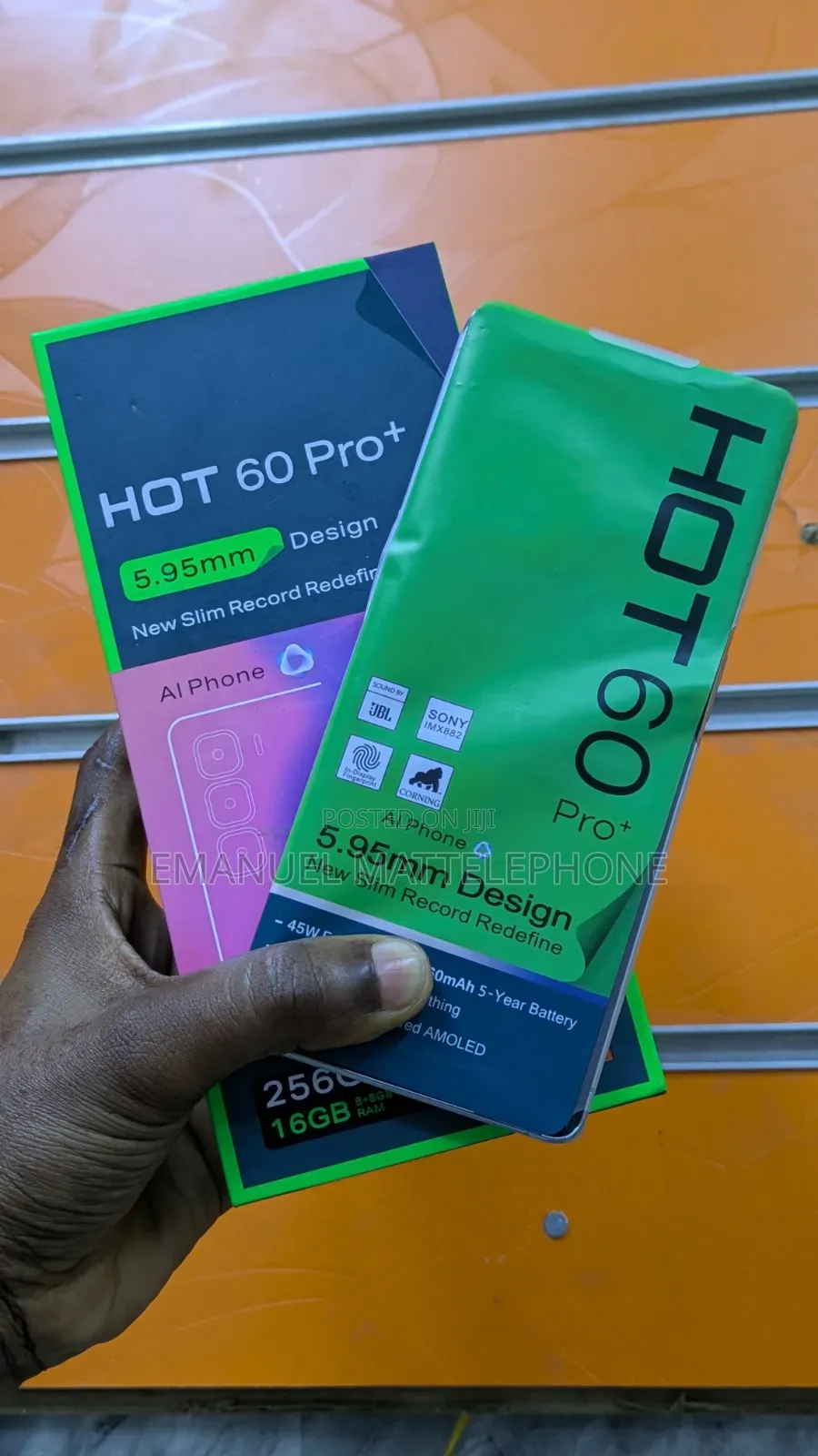New Infinix Hot 60 Pro+ 128 GB Silver
