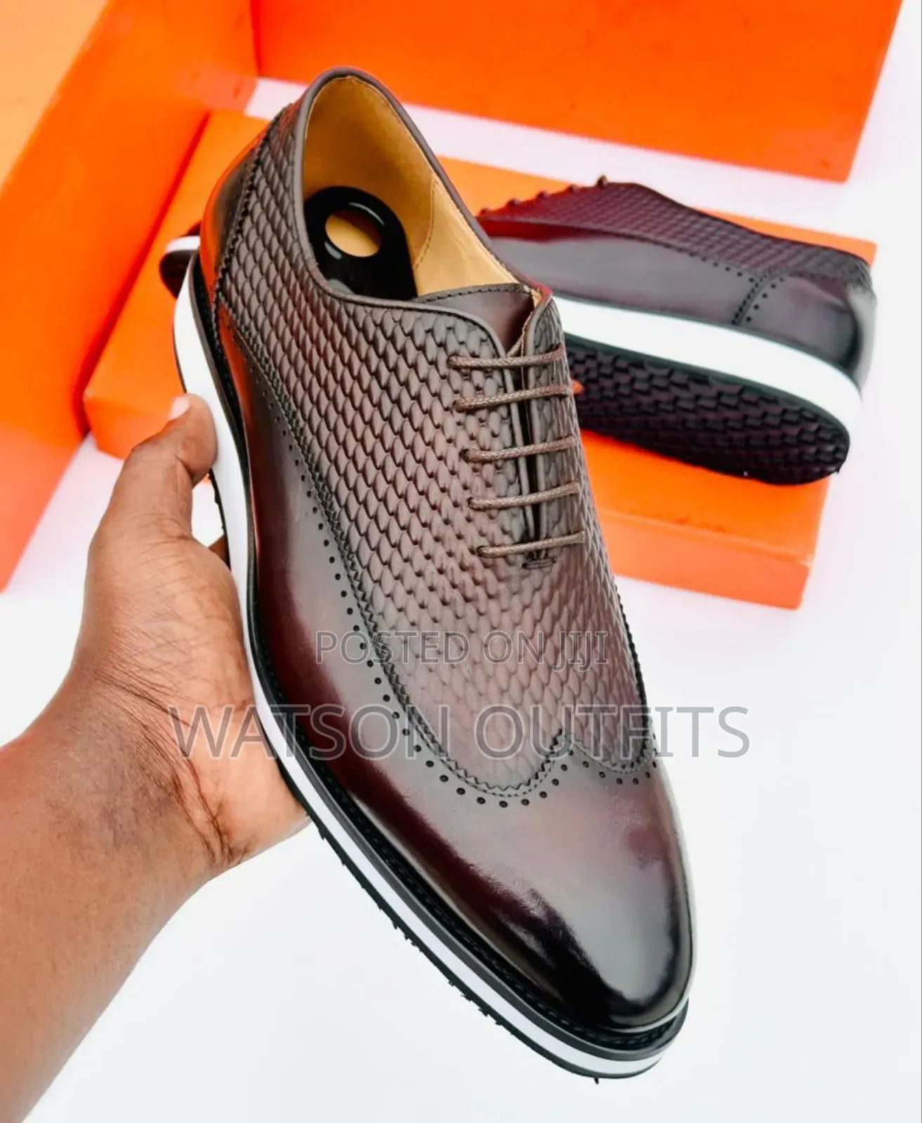 3 Colours Stylish Looking Men's Leather Shoes or Footwears
