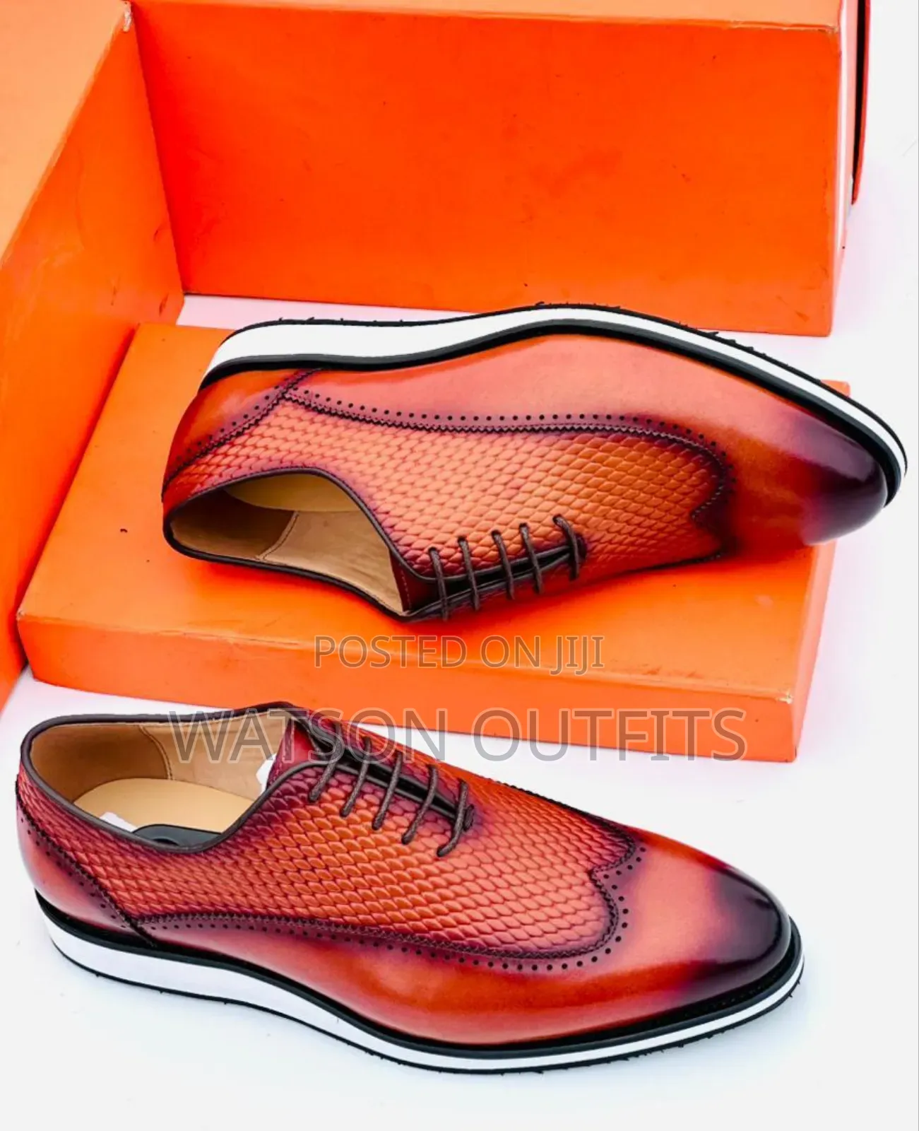 3 Colours Stylish Looking Men's Leather Shoes or Footwears