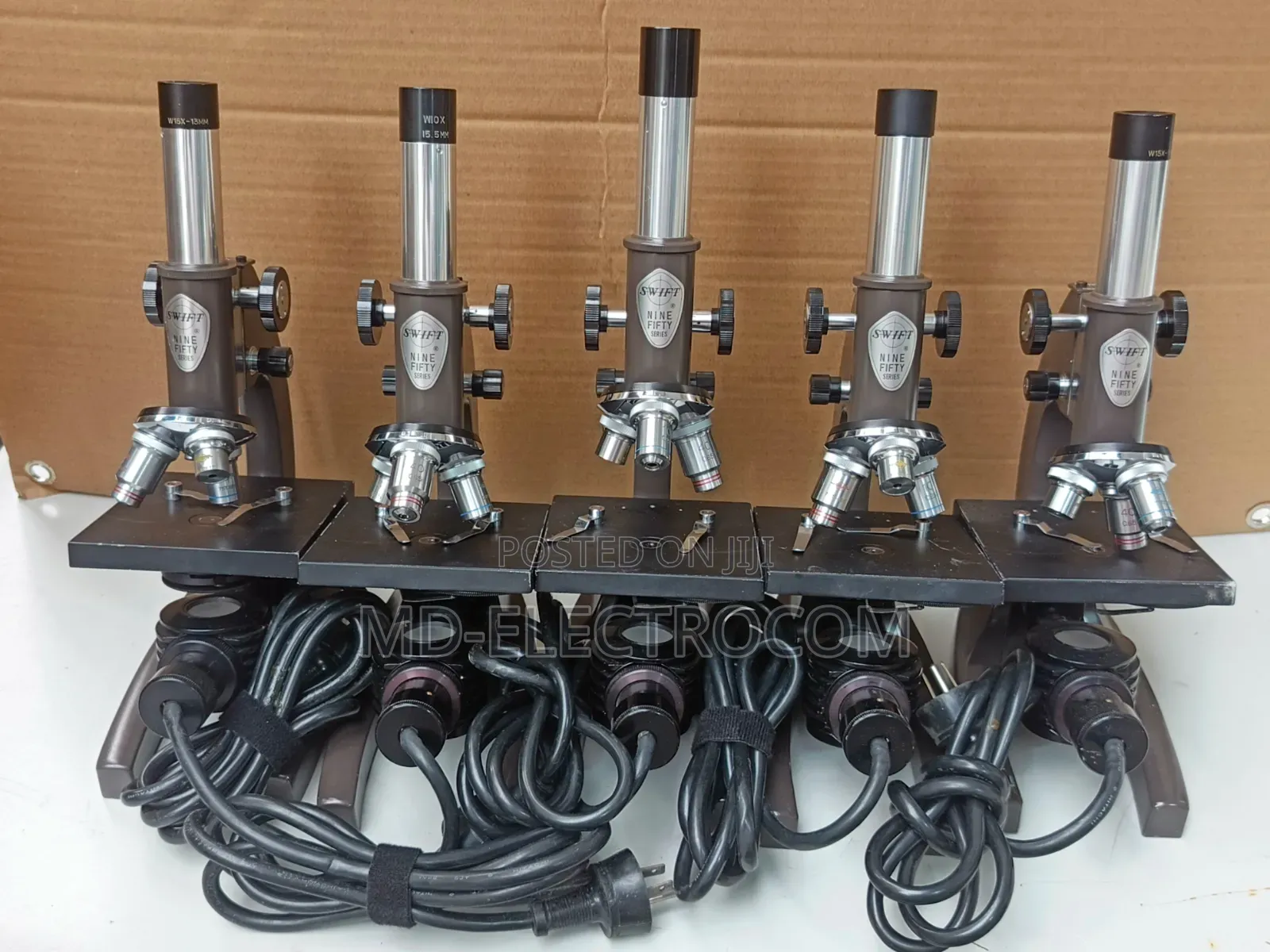 Vintage Swift Nine Fifty Series Compound Monocular Microscopes.