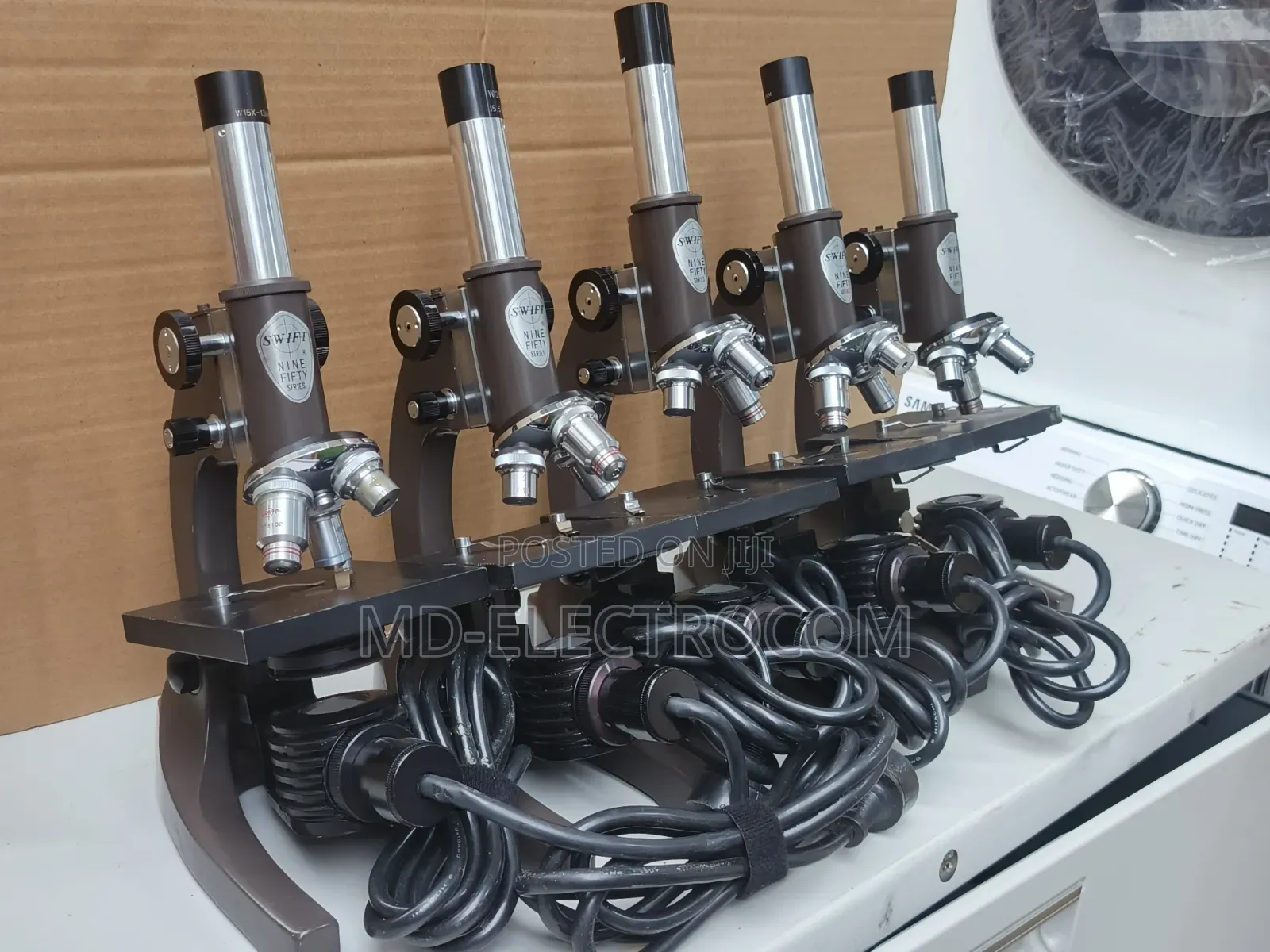 Vintage Swift Nine Fifty Series Compound Monocular Microscopes.