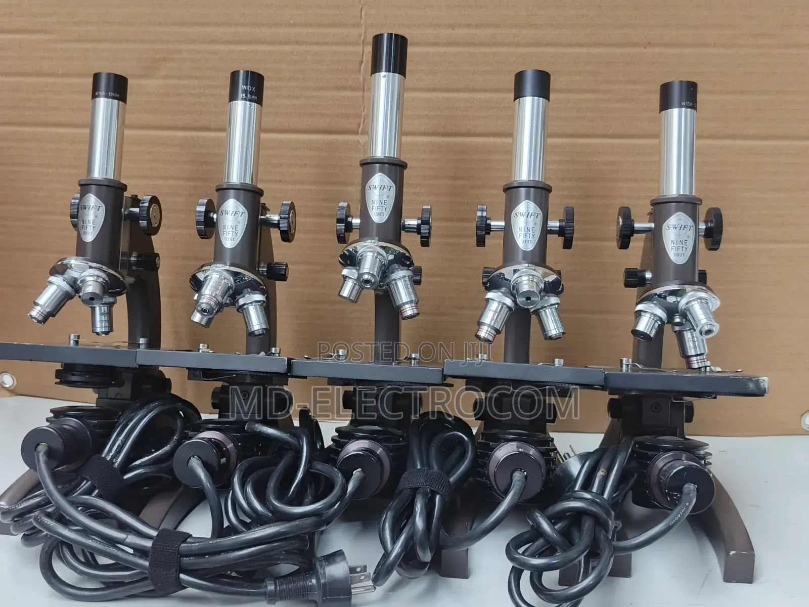 Vintage Swift Nine Fifty Series Compound Monocular Microscopes.