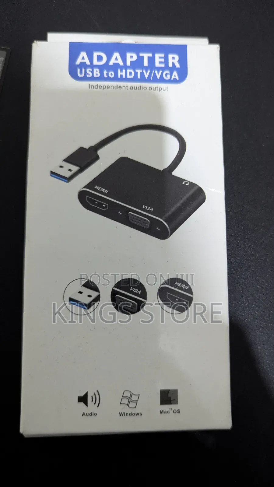 Usb 3.0 to Hdmi Vga Adapter for 2 Monitors