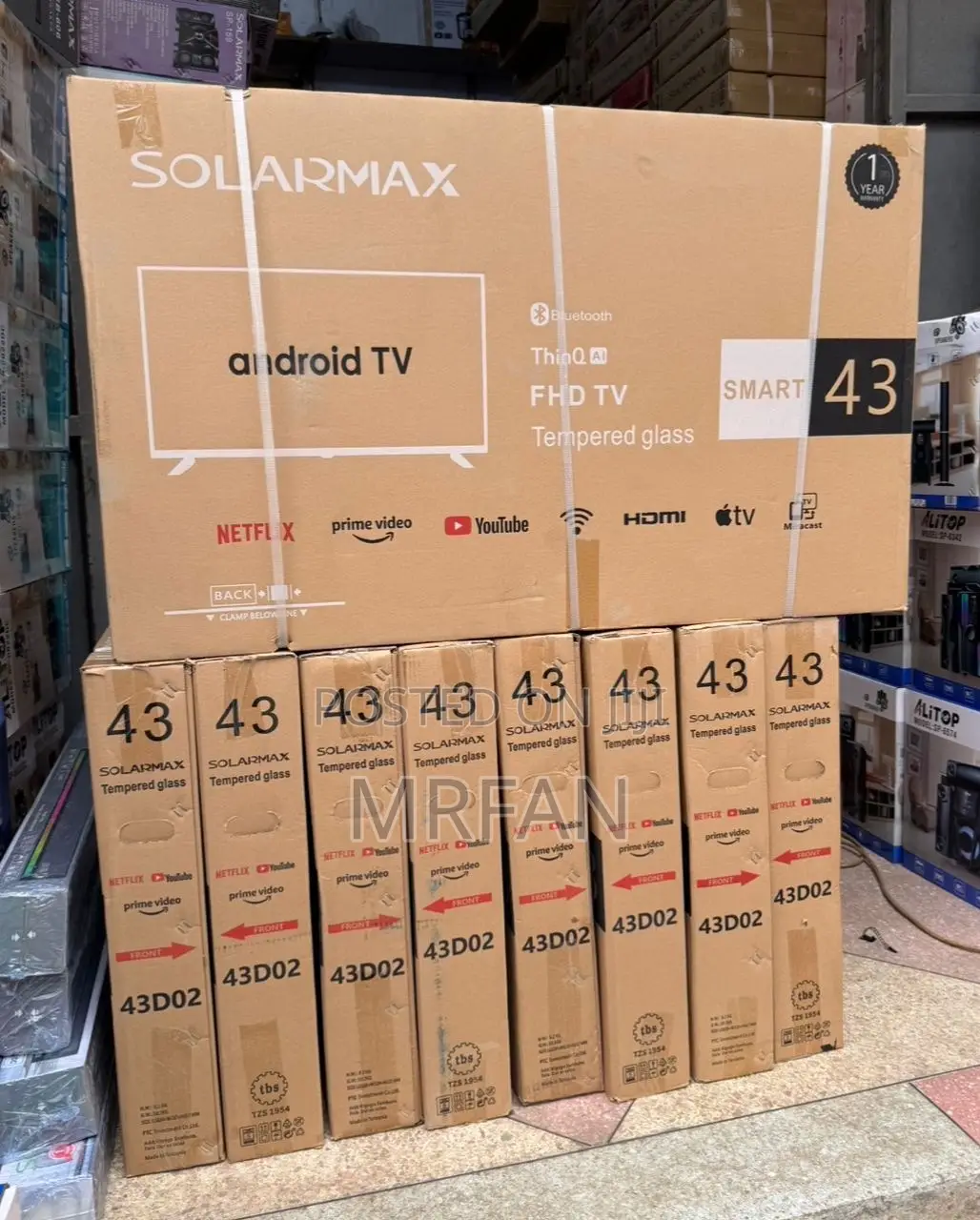 Solamax Tv Inch 43 Mpya Full Box