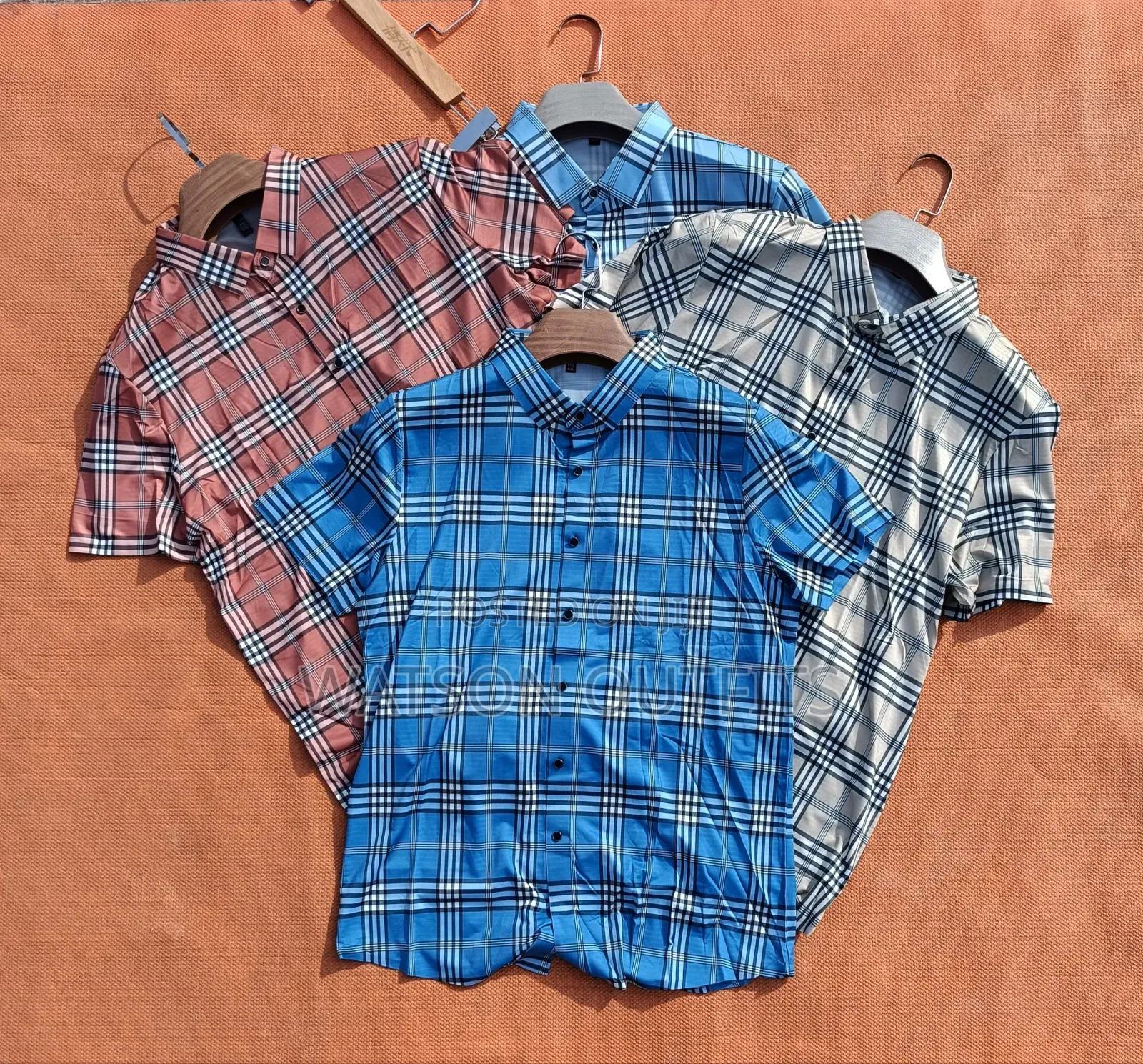 Men's Shirts Short Sleeved Colours Very Stylish and Attractive