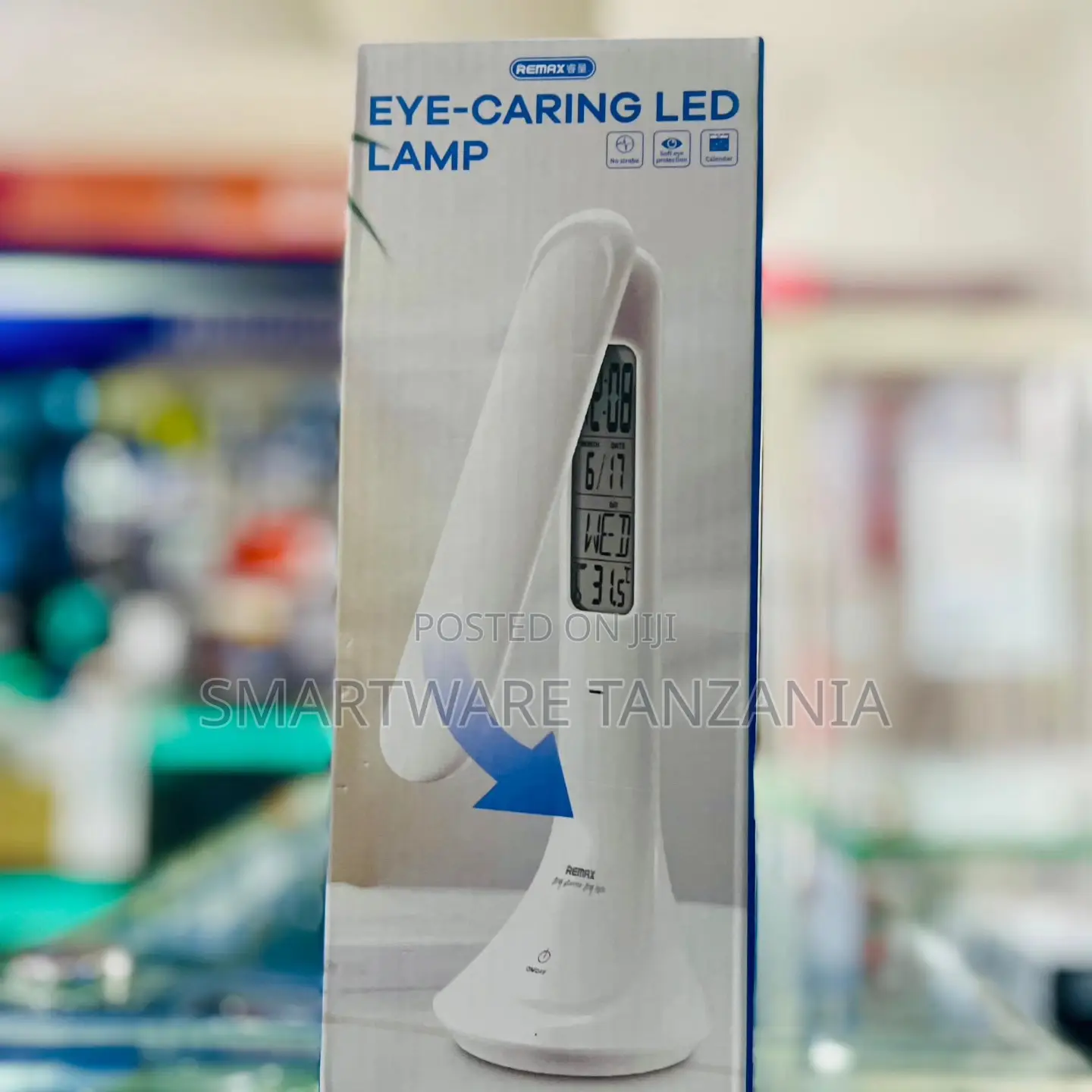 Remax Eye-caring Led Desk Lamp With Clock Calendar Display