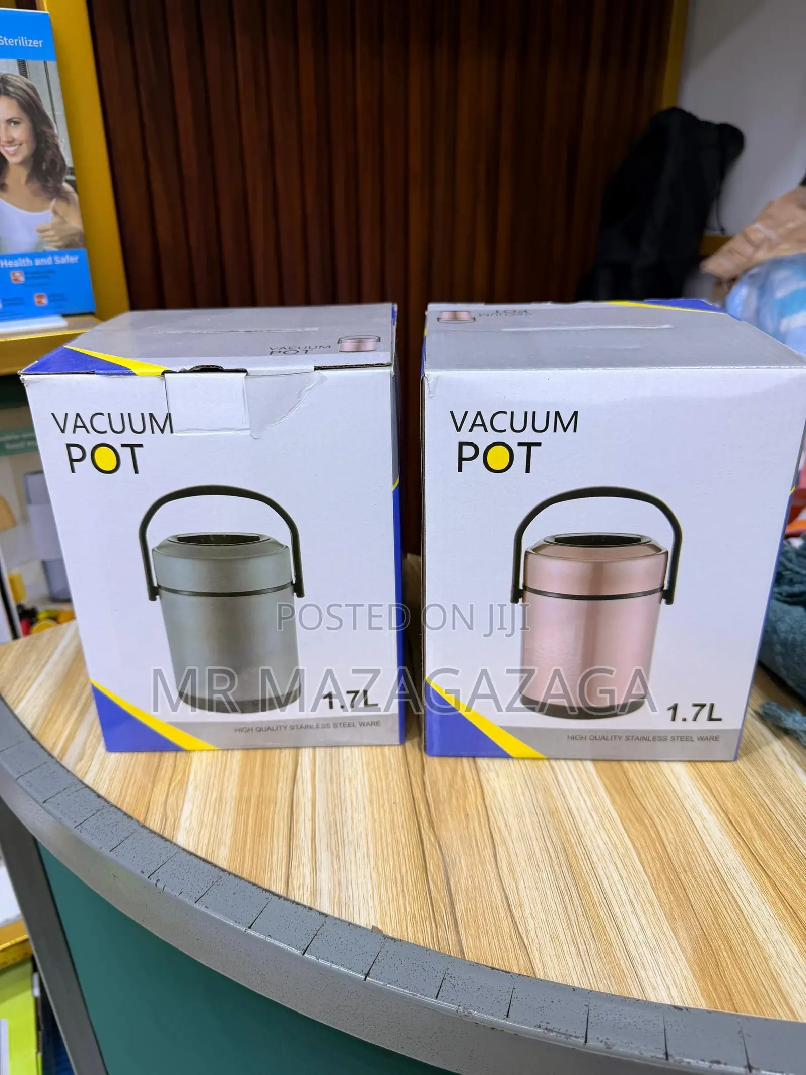 3-Layers Stainless Steel Vacuum Pot