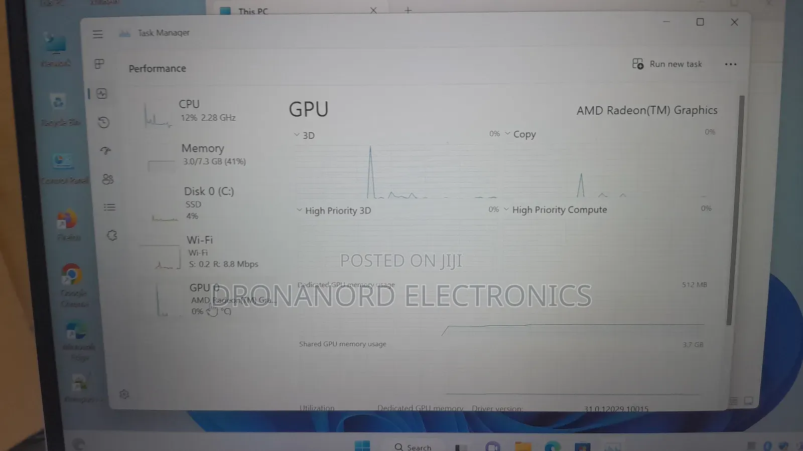 New Laptop HP EliteBook 845 G7 8GB AMD Ryzen 5 SSD 256GB