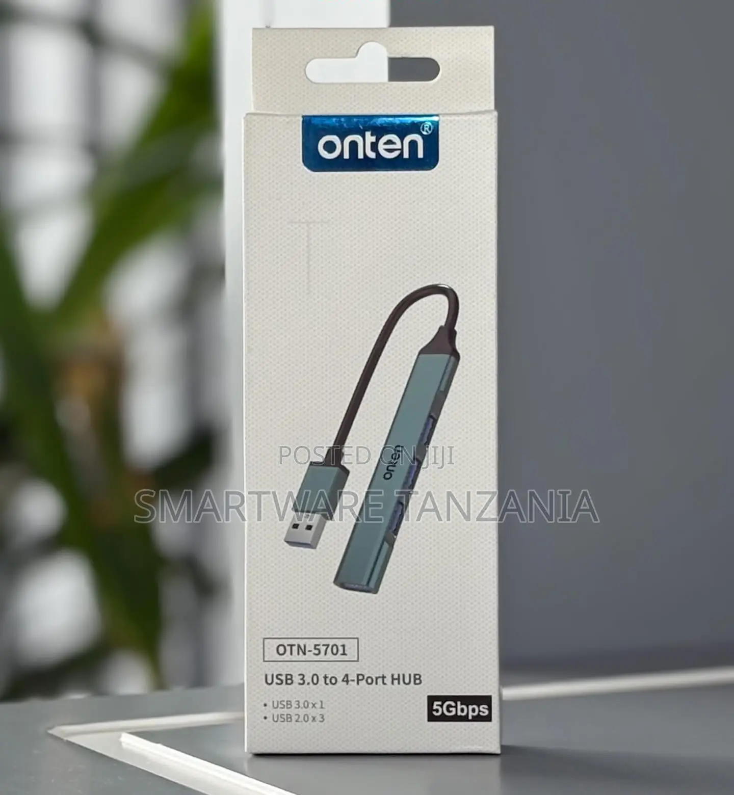 Onten Otn-5701 Usb 3.0 To 4-port Hub 5gbps Slim Aluminum