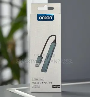 Onten Otn-5701 Usb 3.0 To 4-port Hub 5gbps Slim Aluminum