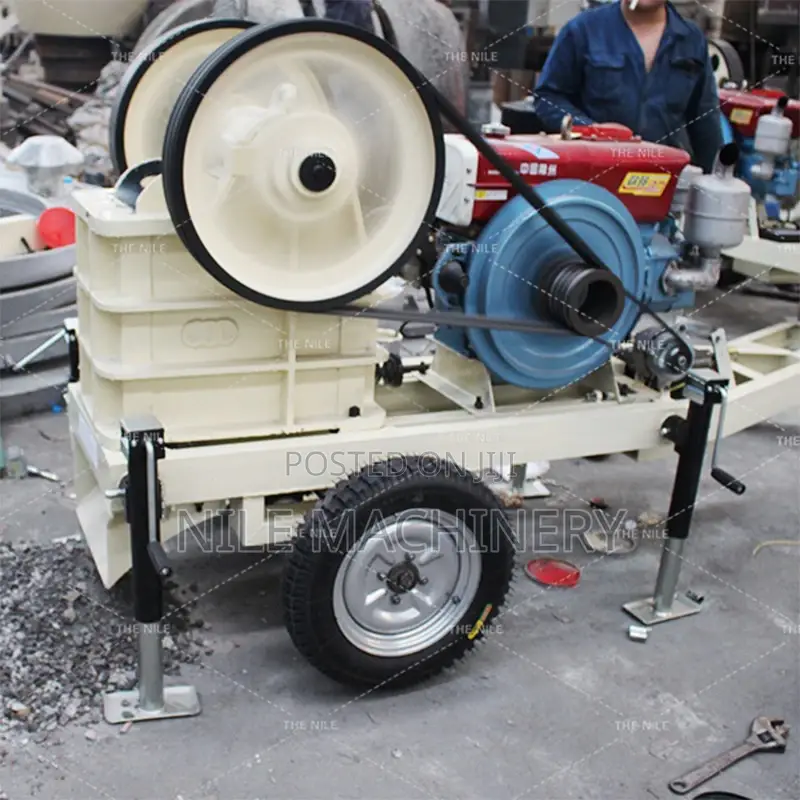Portable Jaw Crusher Easy Move for Field Mining Operation