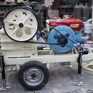 Portable Jaw Crusher Easy Move for Field Mining Operation