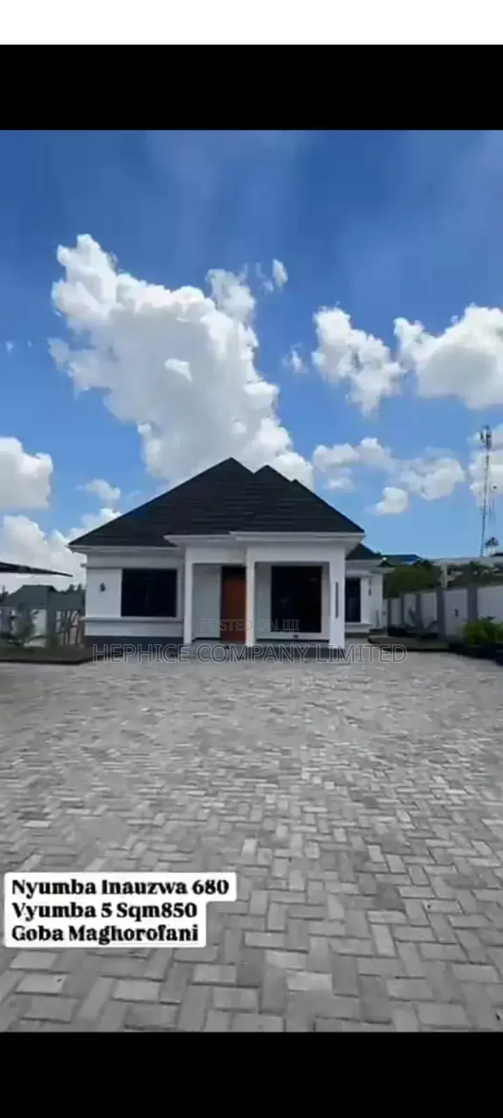Furnished 4bdrm House in Hephice Company, Goba for sale