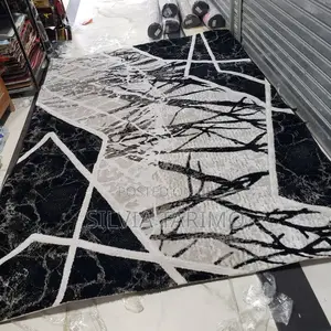 Luxury Modern 3d Carpet (7/10– Elegant Brown Abstract Design Rug