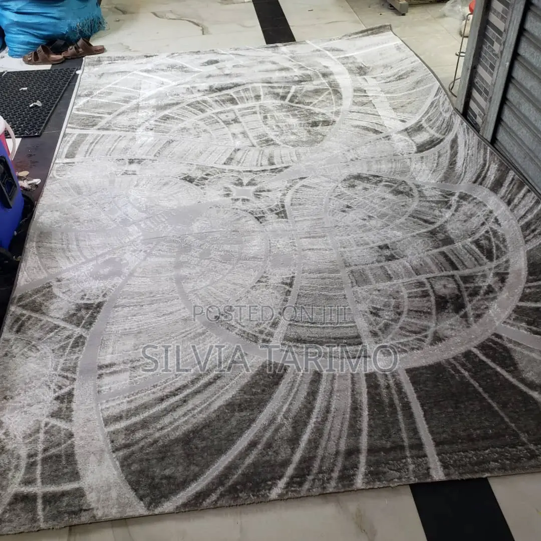 Luxury Modern 3d Carpet (7/10– Elegant Brown Abstract Design Rug