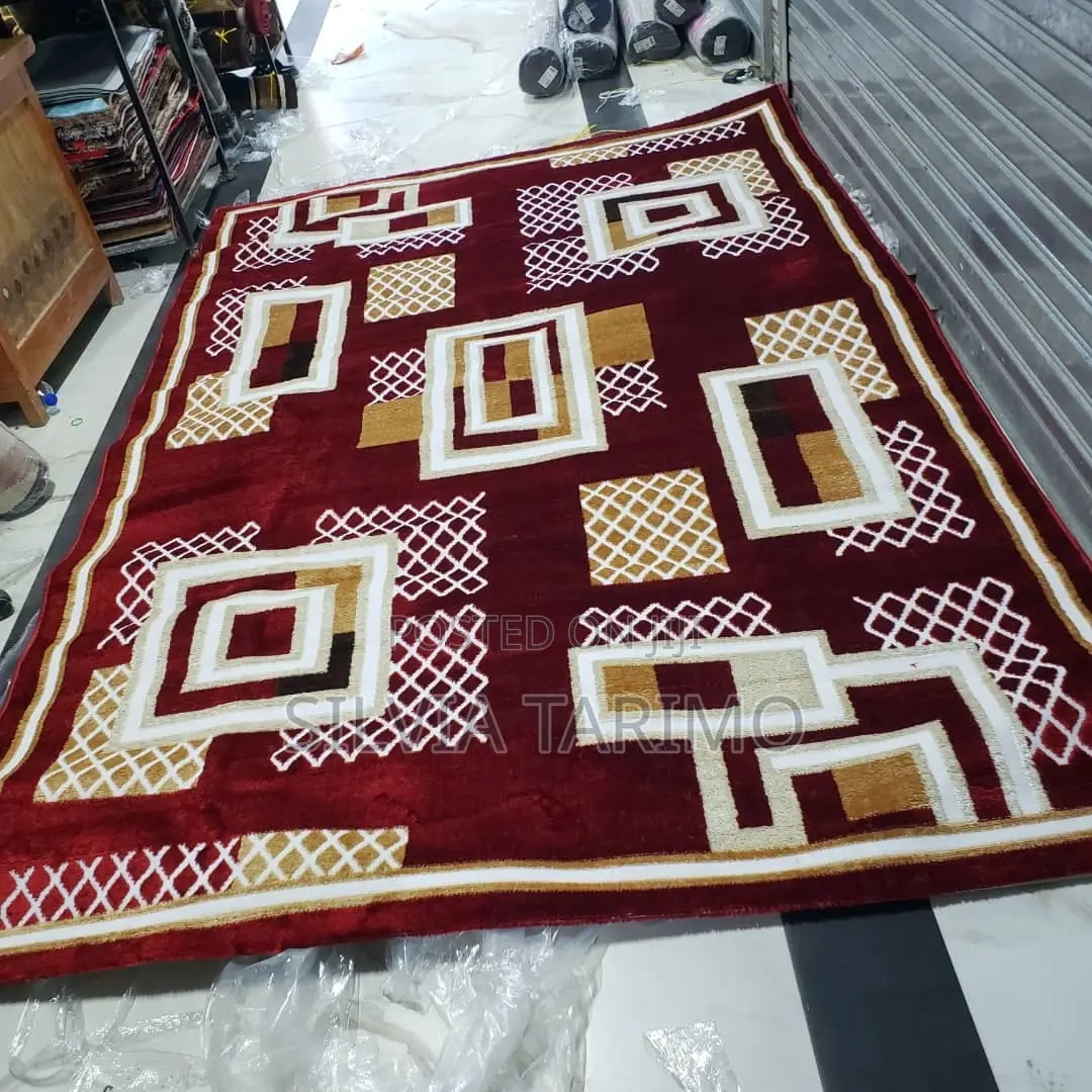 Luxury Modern 3d Carpet (7/10– Elegant Brown Abstract Design Rug