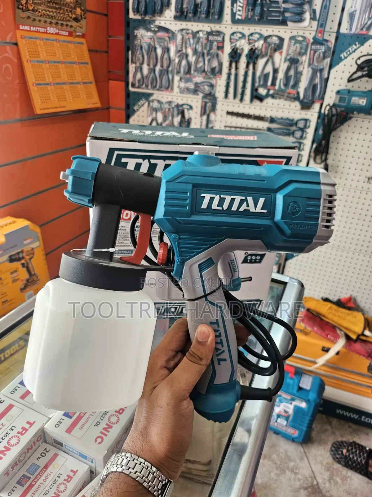 Total Electric Paint Spray Gun 450w