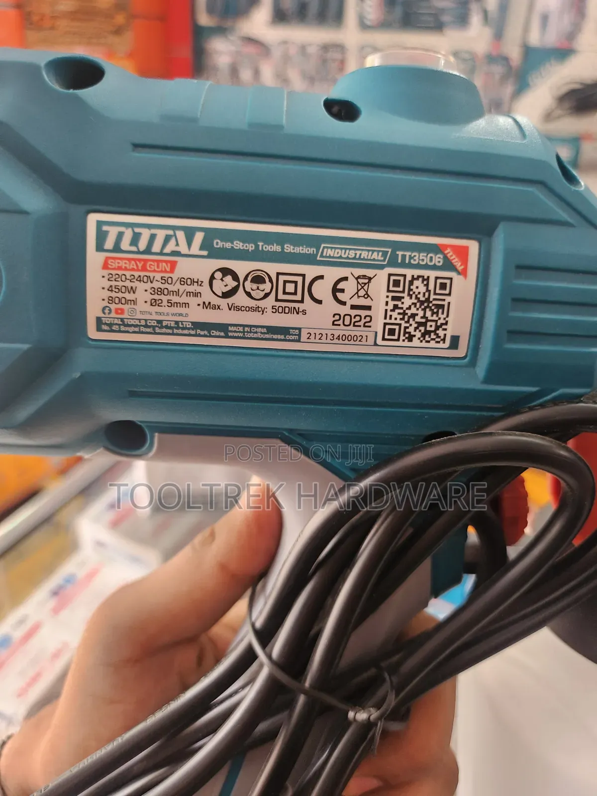 Total Electric Paint Spray Gun 450w