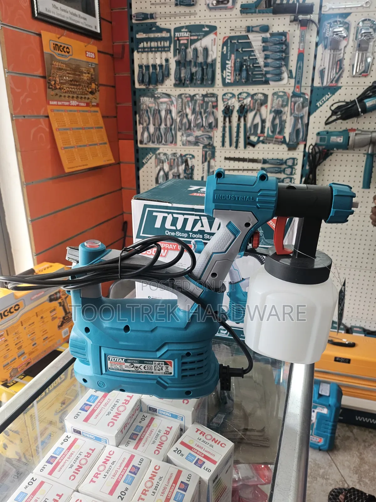 Total HVLP Paint Spray Gun 550w