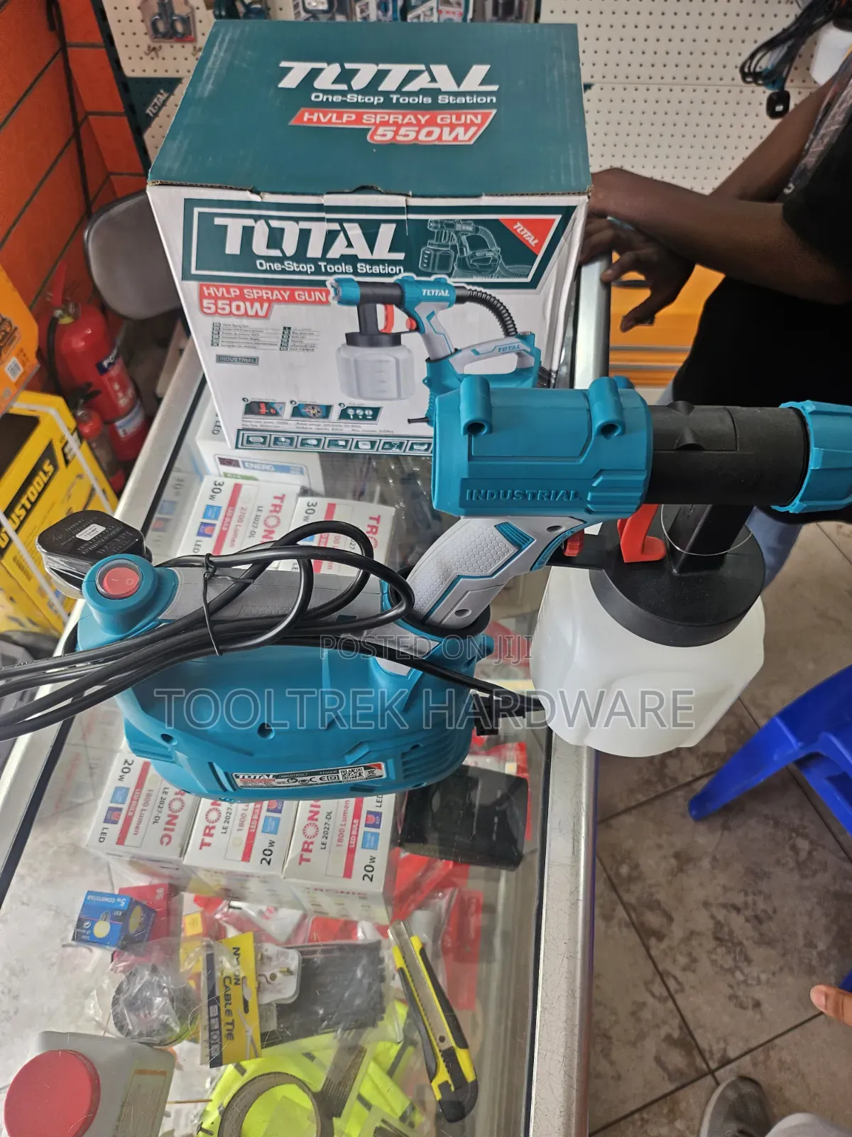 Total HVLP Paint Spray Gun 550w
