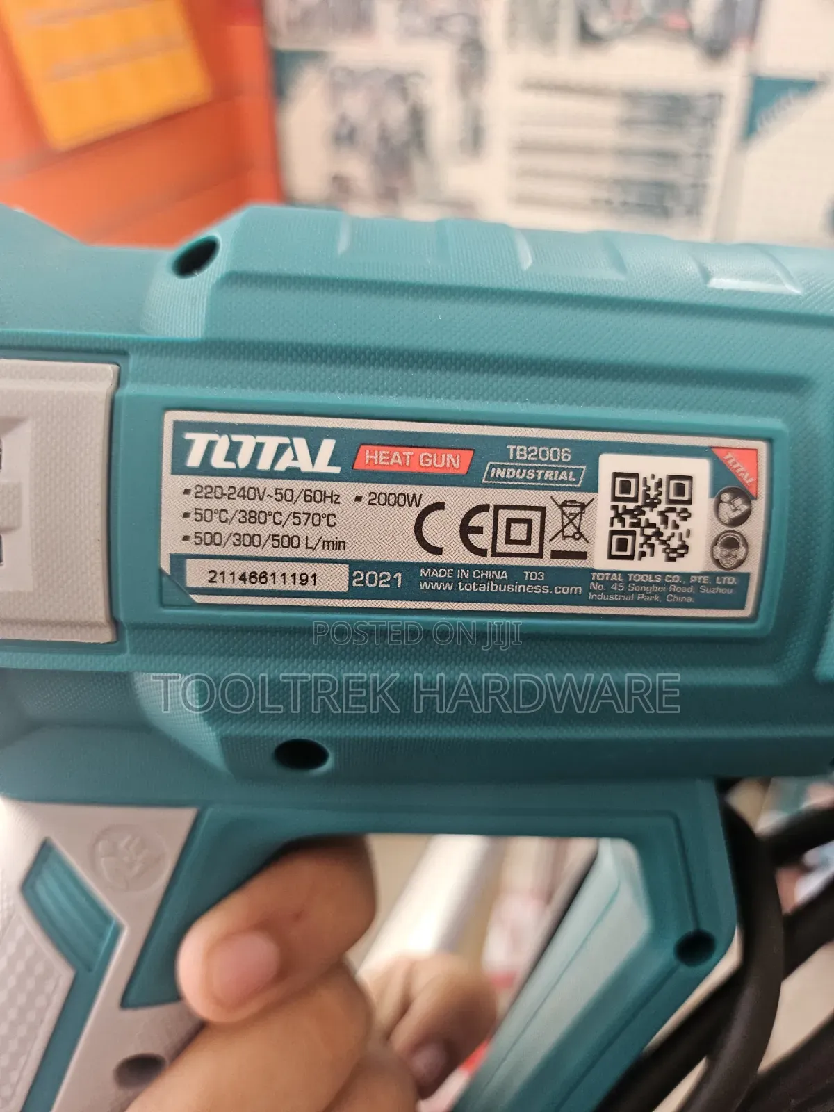 Total Heavy Duty Heat Gun 2000w Tb2006