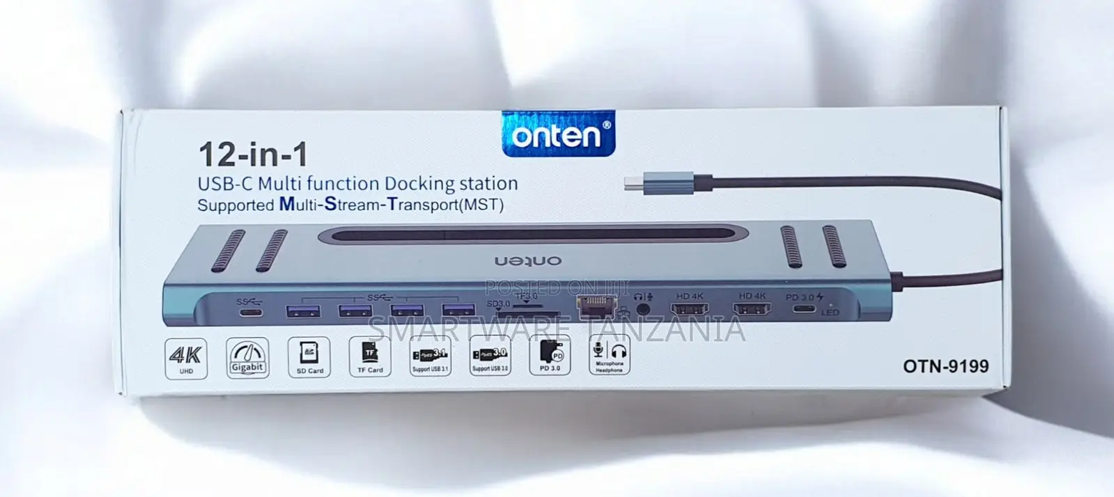 Onten Otn-9199 12-in-1 Usb-c Docking Station Mst Dual Hdmi