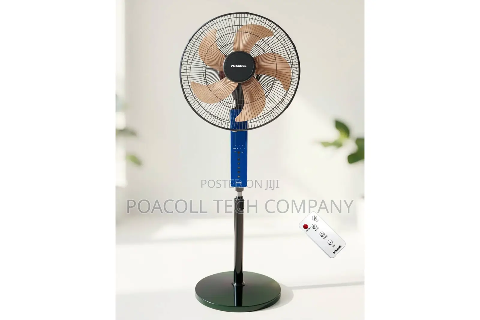 18" Inches, Remote Controlled and Metal Blade Fan / Classic Jd-05