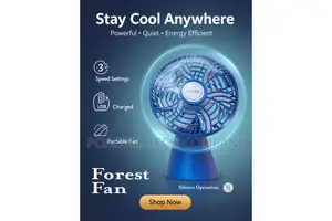 Portable Forest Fan, Feni Ya Kuchaji