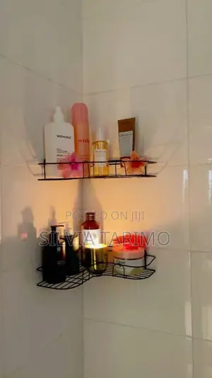 2 in 1 Corner Shelf Perfect for Your Bathroom