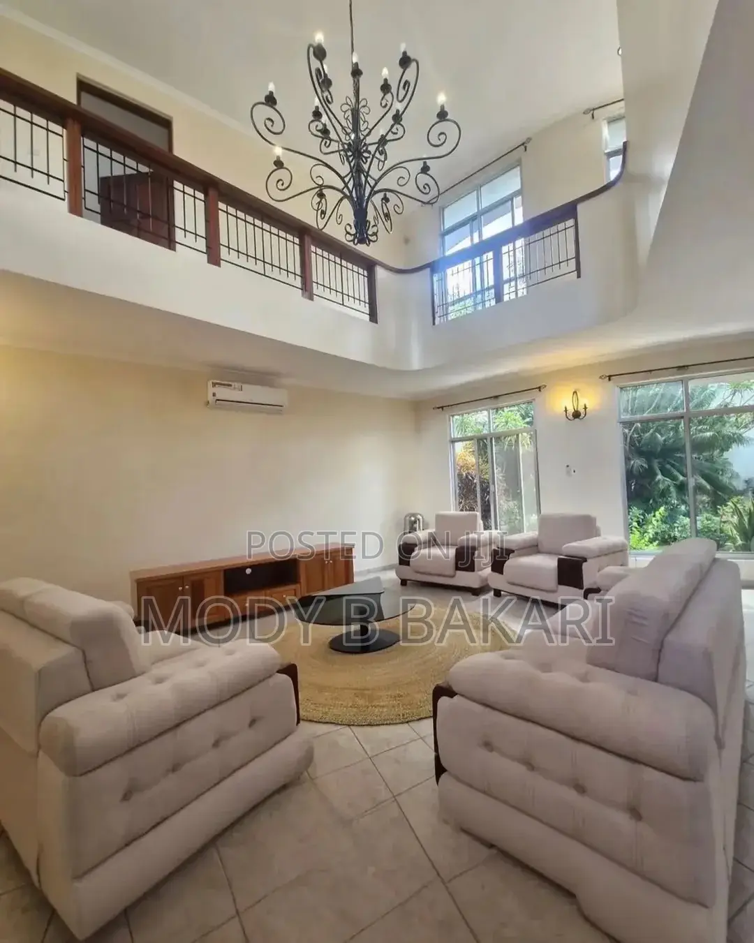 Furnished 3bdrm Villa in Mikocheni for rent