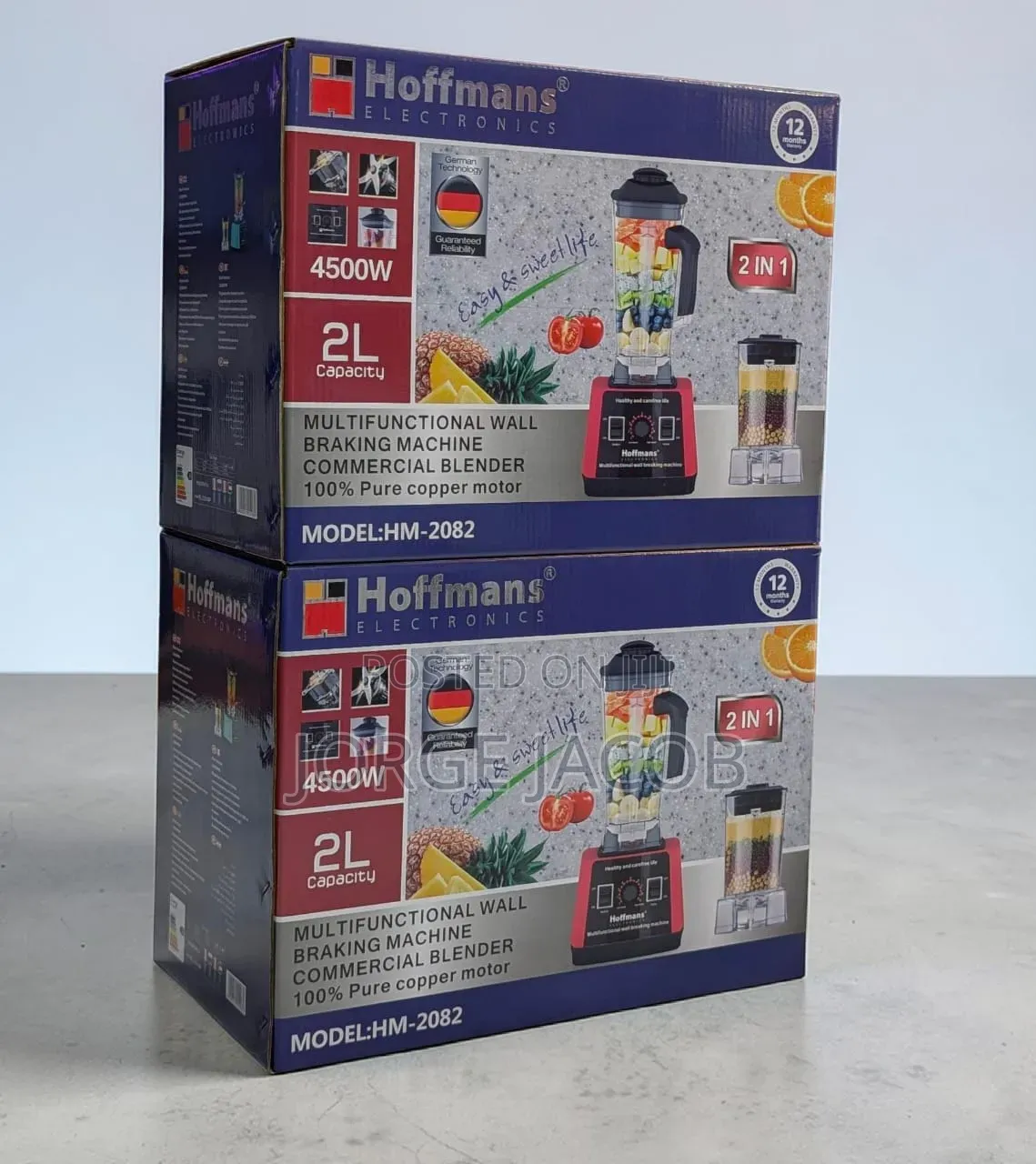Original Hoffmans Hm-2082 Commercial Blender.