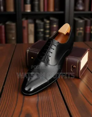 Men's Leather Shoes Dior Brand 2 Colours Black and Brown