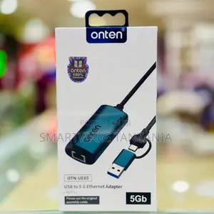 Onten Otn-Ue65 Usb to 5gbps Ethernet Adapter Usb-a and Type-C