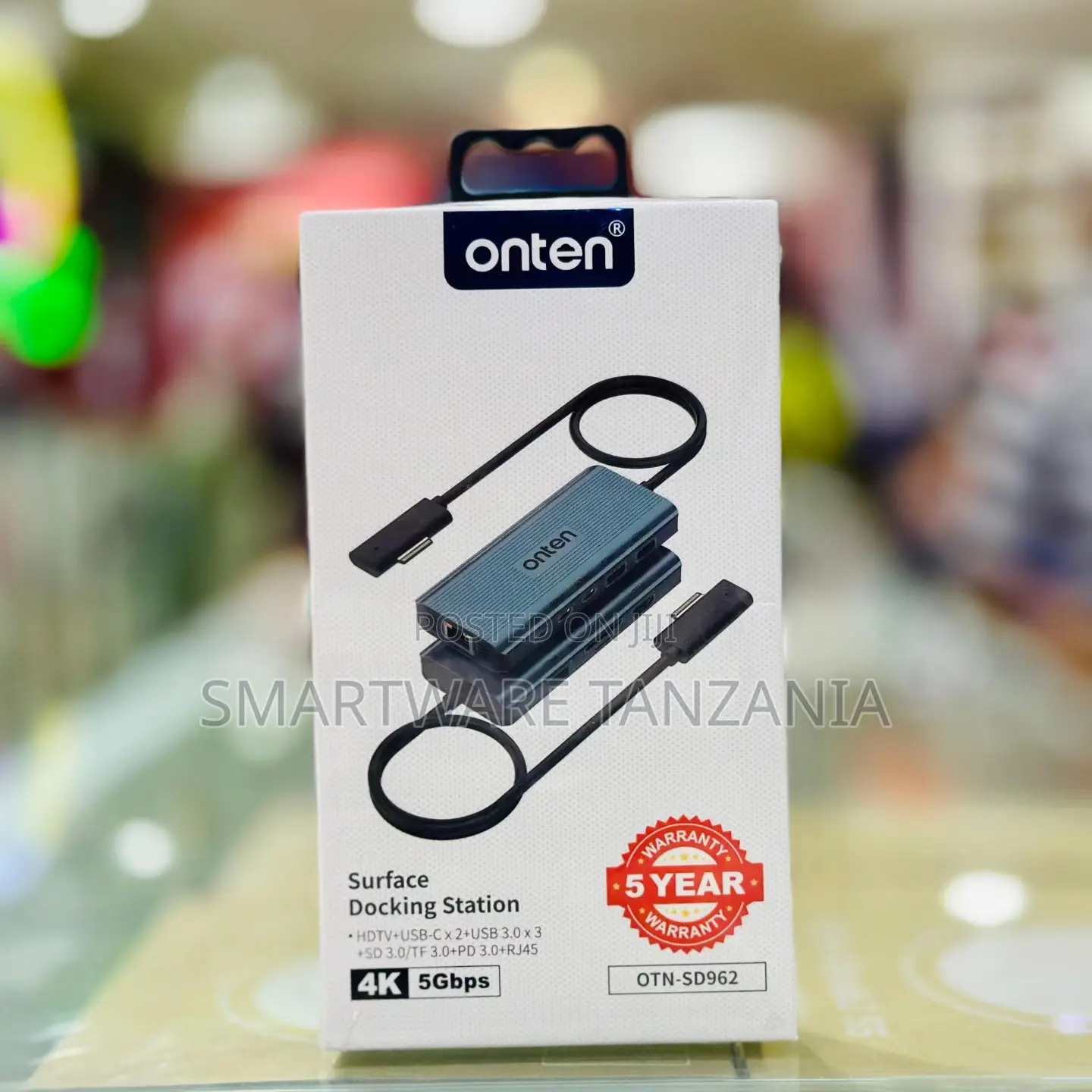 Onten Otn-sd962 Surface Docking Station Hdmi Usb-c Rj45