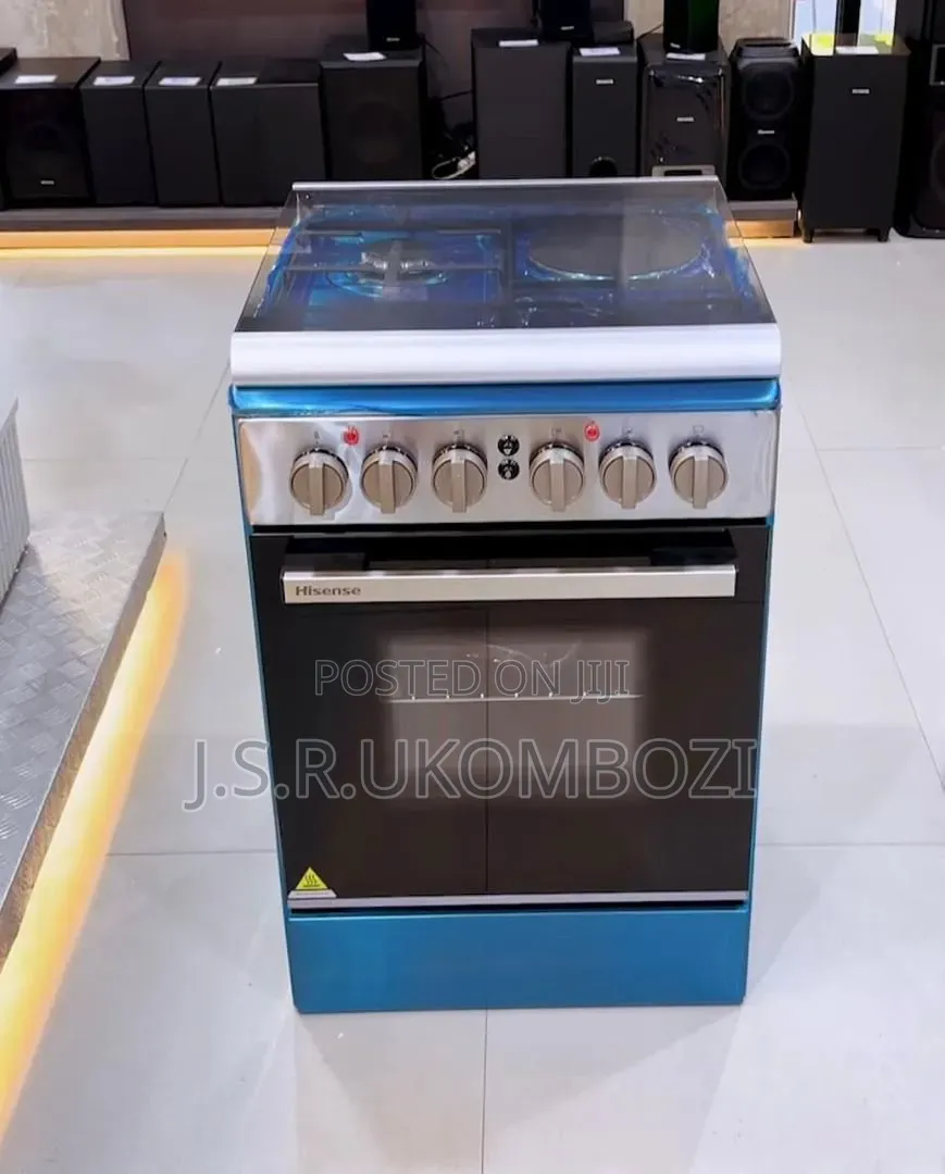Hisense Cooker Hf531gees
3 Gas Hobs+1 Electric Plate
Electric Oven