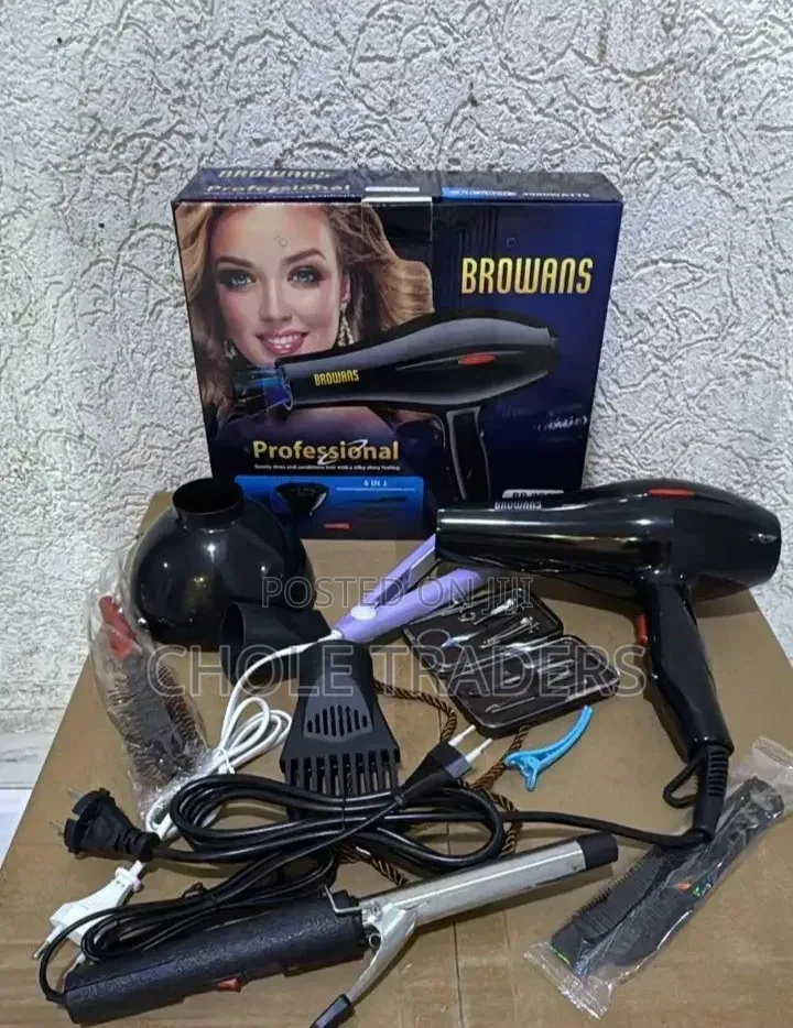 Browans 6-in-1 Professional Hair Dryer Set