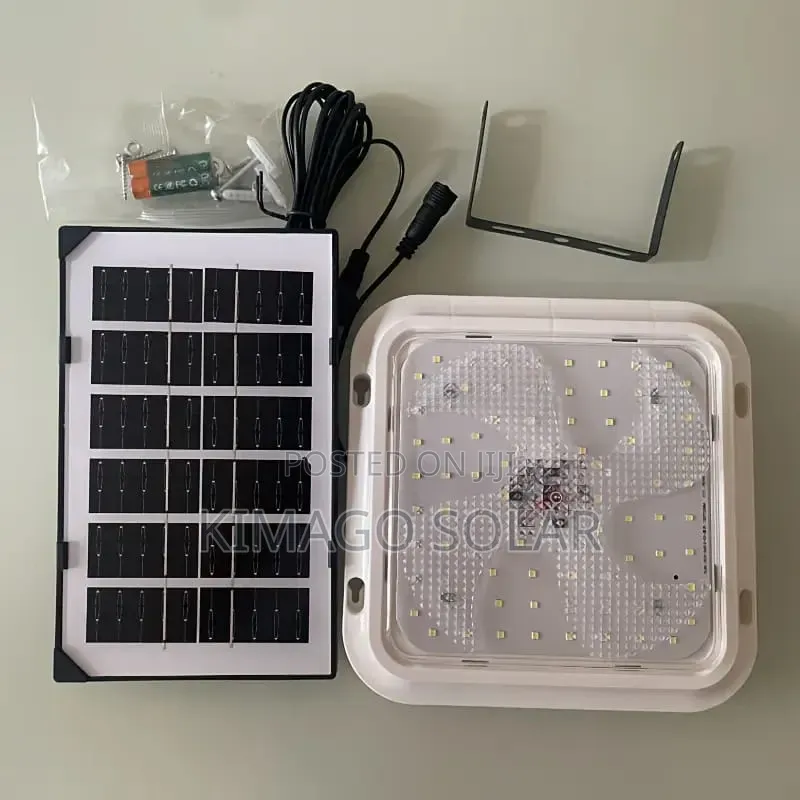 Solar Ceiling Light: Mwanga Wa Bure, Rahisi Kufunga Darini. 60w
