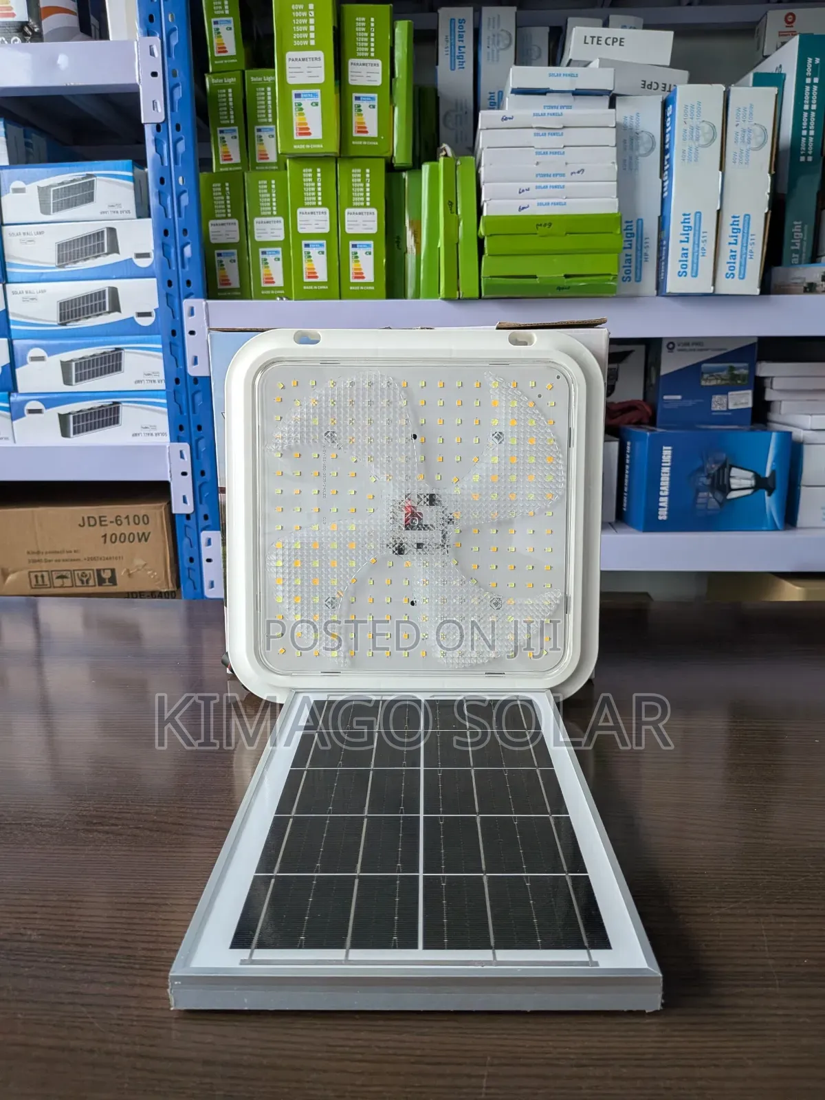 Pata Taa Ya Solar Ya Ndani 60w Yenye Remote Agiza Sasa